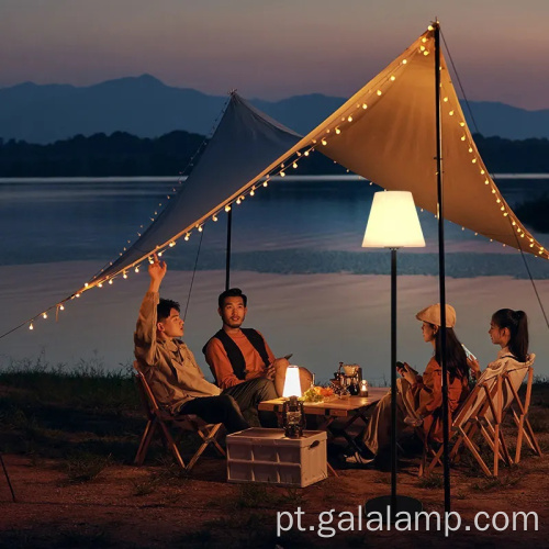 Luz externa regulável à prova d'água com controle remoto